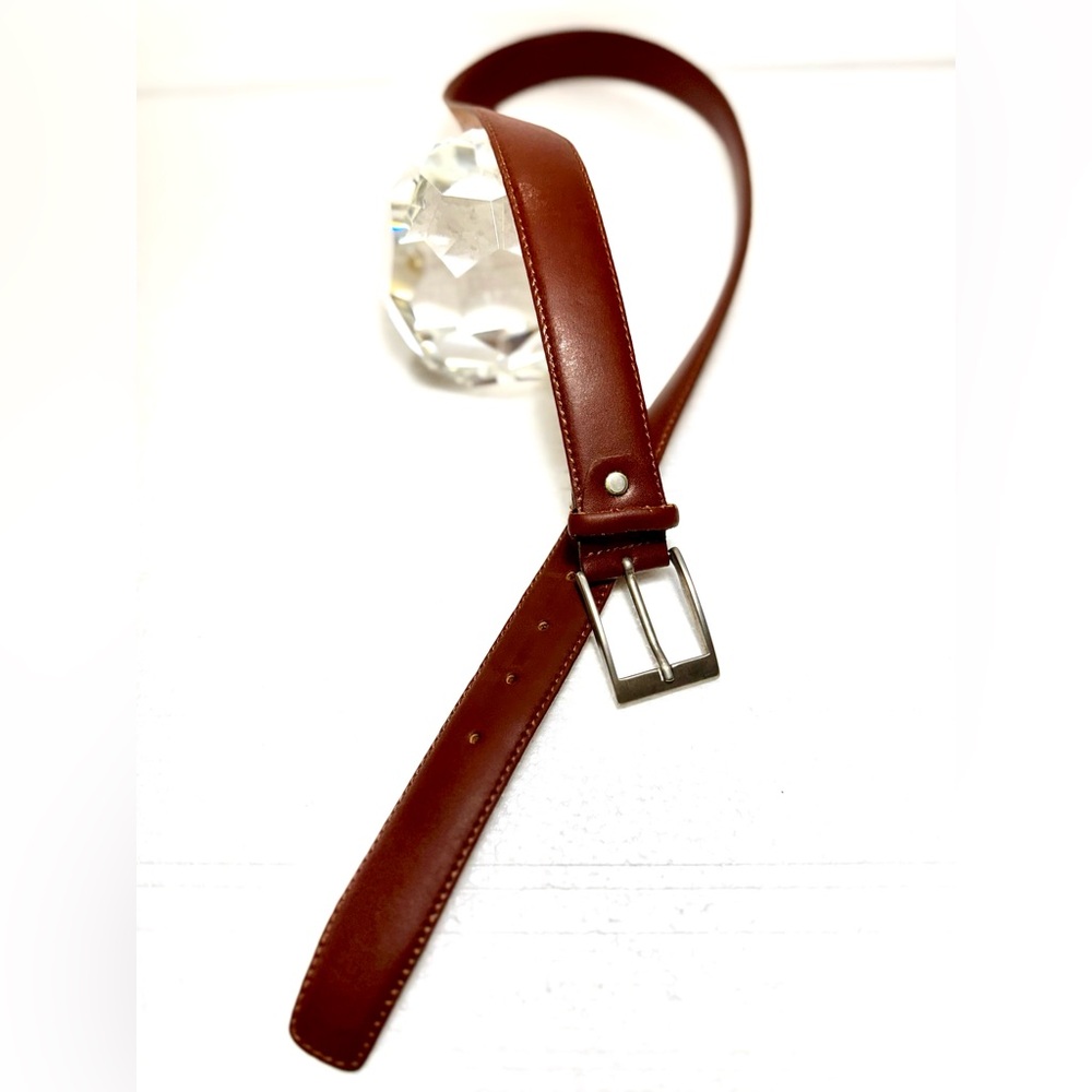 Classic Brown Leather Belt